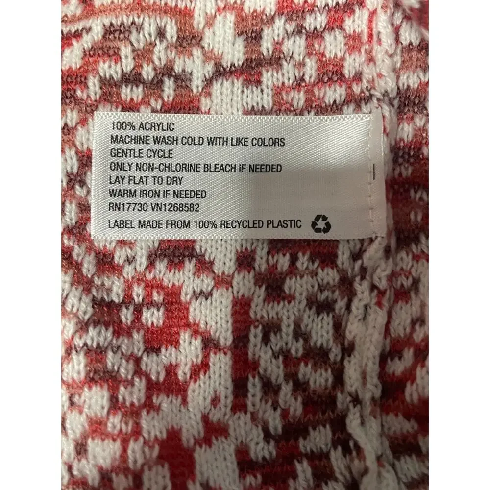 Knox Rose Women's Open Front Cardigan Sweater Sz XL Shawl Collar Cozy Aztec Boho